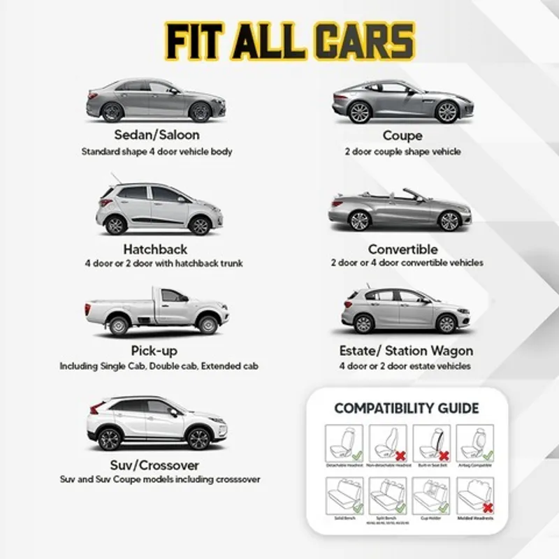 đ„Last Day 40% OFFđ„ Breathable & Anti-Slip Viscose filament Car Seat Covers - Image 15