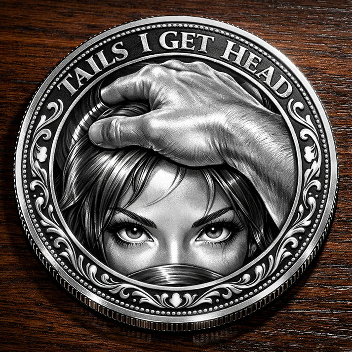 🌹Early Valentine Sale 60% OFF -❤️Heads I Get Tail / Tails I Get Head Commemorative Coin - Image 3