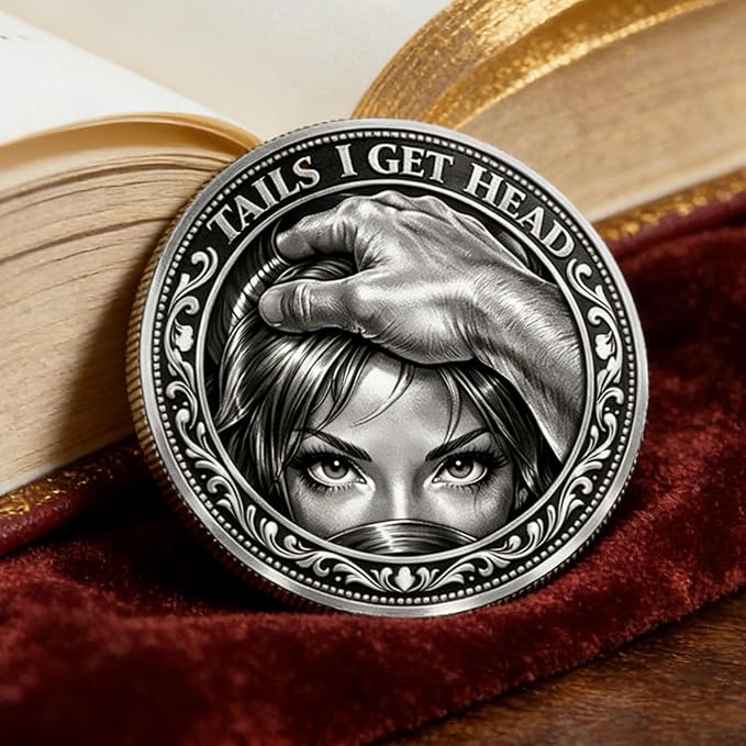 🌹Early Valentine Sale 60% OFF -❤️Heads I Get Tail / Tails I Get Head Commemorative Coin - Image 5