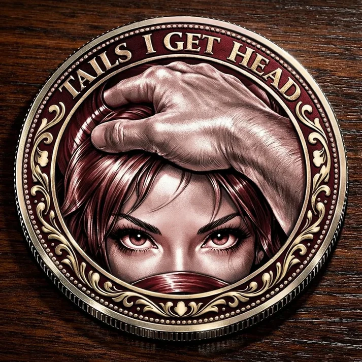 🌹Early Valentine Sale 60% OFF -❤️Heads I Get Tail / Tails I Get Head Commemorative Coin - Image 9