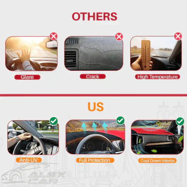 Apex Custom Fit Dashboard Mat Cover For Sedan, Hatchback, , MPV, Truck, SUV etc. - Image 14