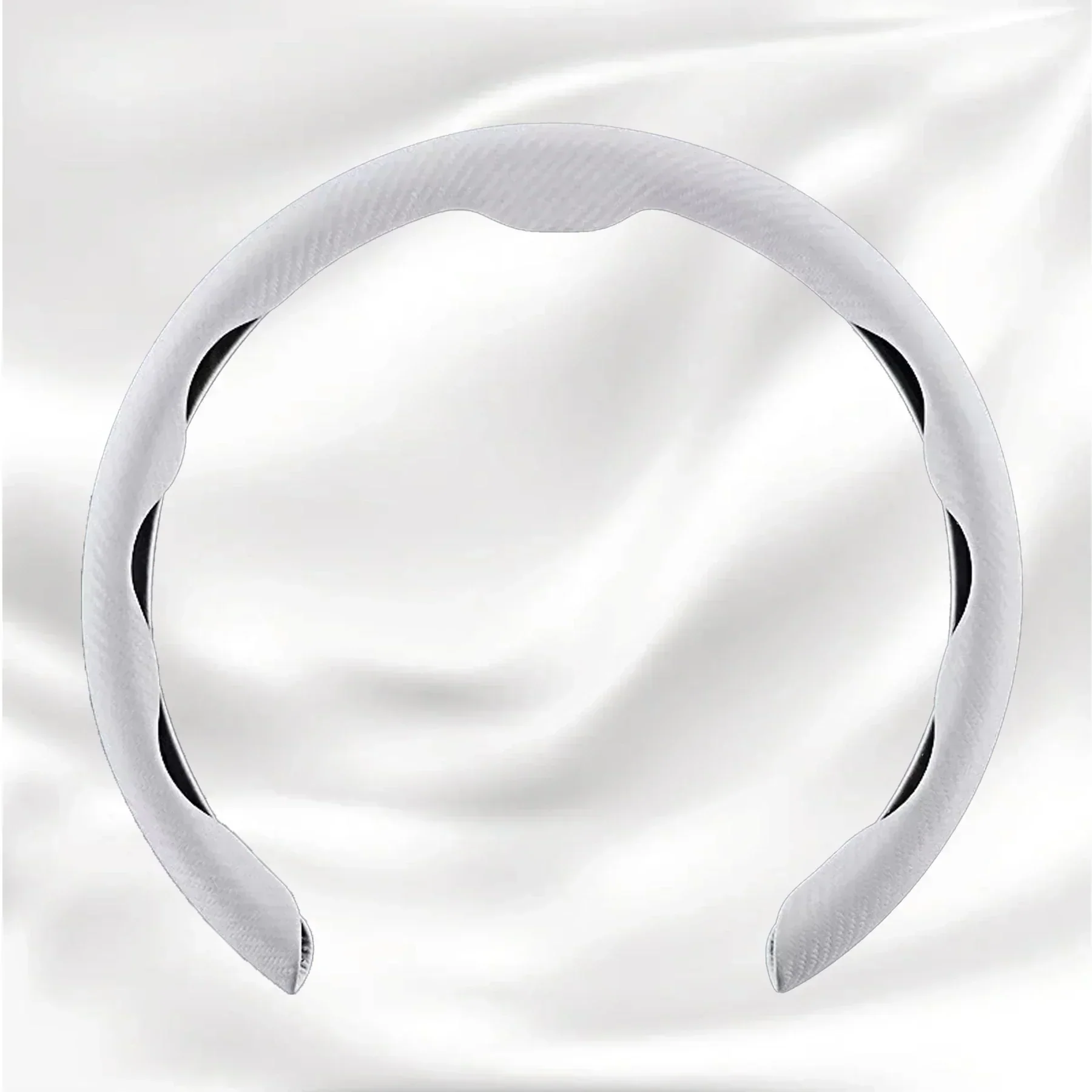 Nexi Customized Car Logo Breathable Ultra-thin 5D Leather & Carbon Car Steering Wheel Cover Universal Fit - Image 20