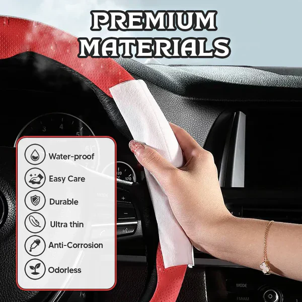 Nexi Customized Car Logo Breathable Ultra-thin 5D Leather & Carbon Car Steering Wheel Cover Universal Fit - Image 25