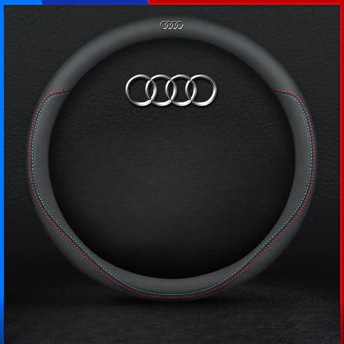 Premium Nappa Leather Steering Wheel Cover - Luxurious Comfort, Breathable Design, and All-Season Durability - Image 27