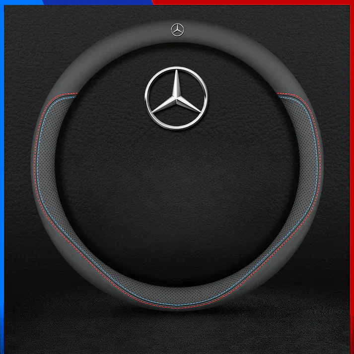 Premium Nappa Leather Steering Wheel Cover - Luxurious Comfort, Breathable Design, and All-Season Durability - Image 35
