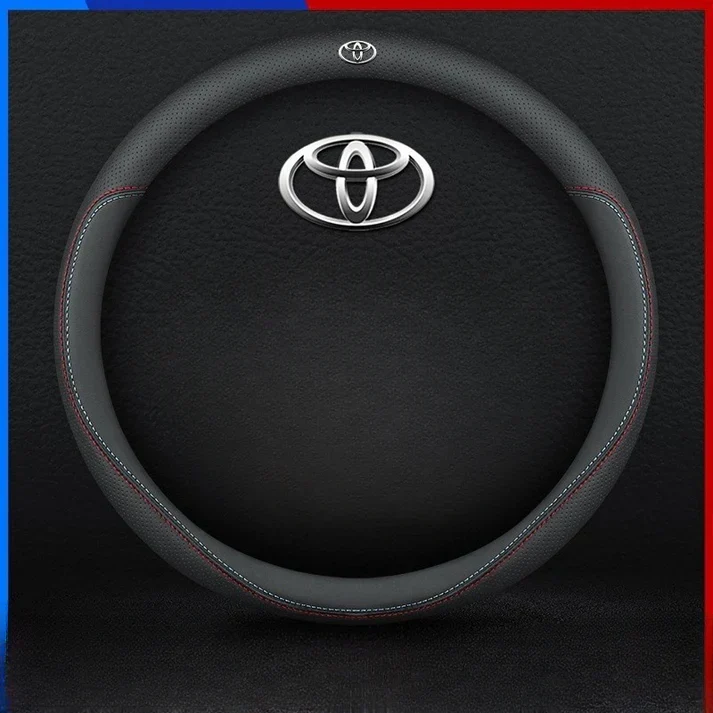 Premium Nappa Leather Steering Wheel Cover - Luxurious Comfort, Breathable Design, and All-Season Durability - Image 37