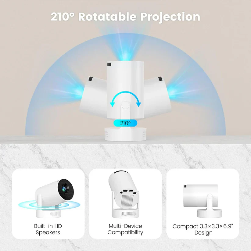 Sovari 210° Smart Projector with Extra Large-Screen Display - Image 9