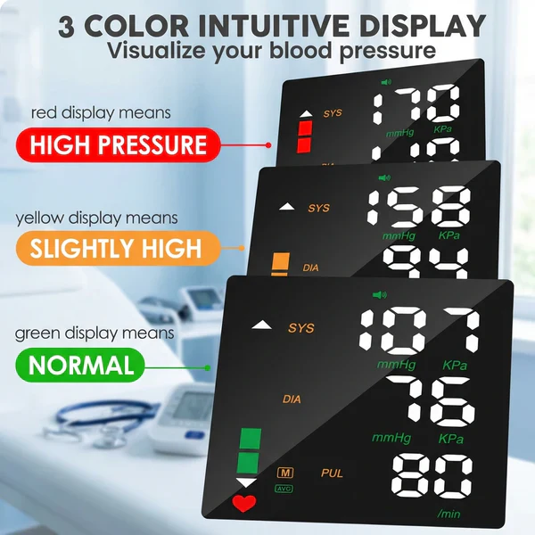 Wrist Blood Pressure Monitor – LED Display, Adjustable, Health Tracking - Image 10