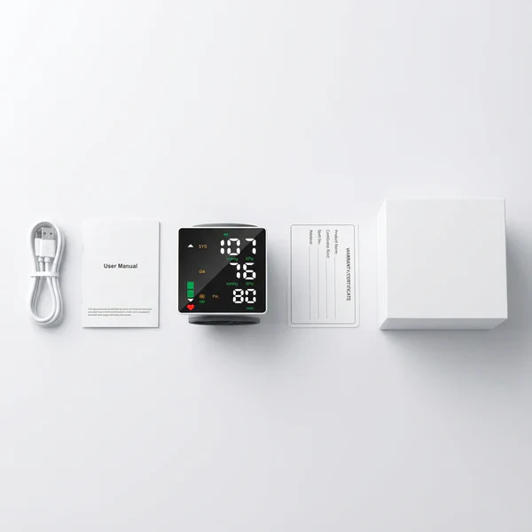Wrist Blood Pressure Monitor – LED Display, Adjustable, Health Tracking - Image 12