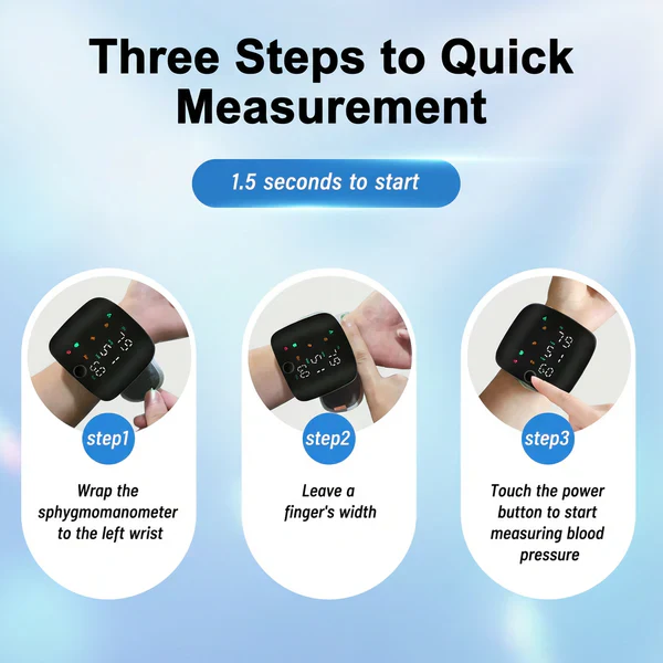 Wrist Blood Pressure Monitor – LED Display, Adjustable, Health Tracking - Image 7